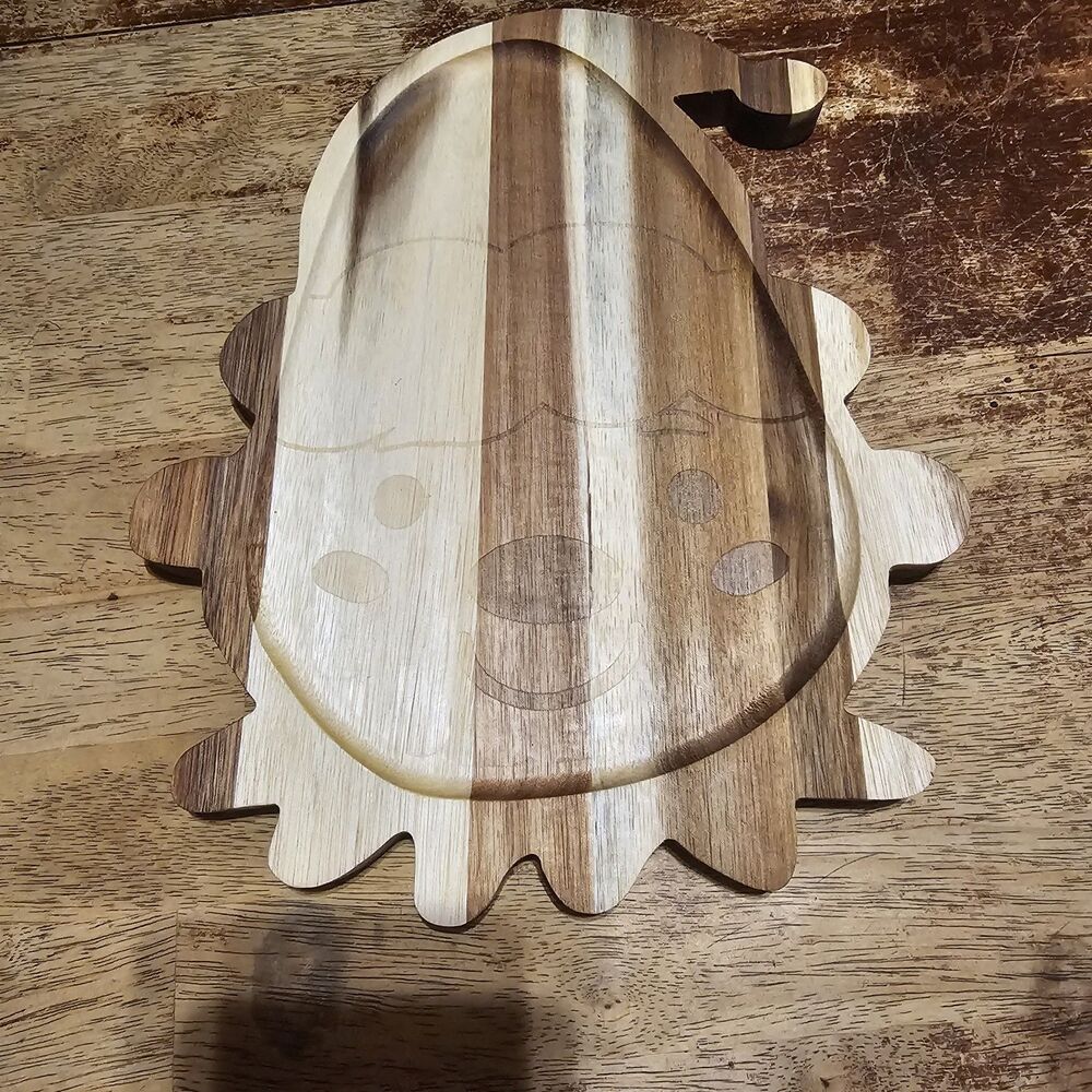 Elf Christmas Charcuterie Board 12"x10" Wooden Cutting Board NEW